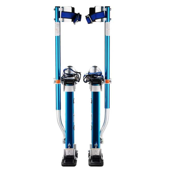 Pentagon Tool 18 in. to 30 in. Adjustable Height Blue Drywall Stilts
