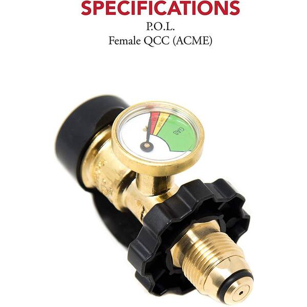 Propane Tank Adapter Old Propane Tank To New Propane Tank With Gauge 50170ga The Home Depot Propane Tank Adapter Old Propane Tank To New Propane Tank With Gauge 50170ga The Home Depot