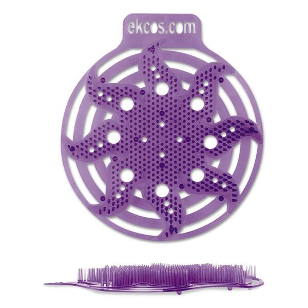 Diversey Lavender Scent Purple ekcos Power Urinal Screen (10-Pack)