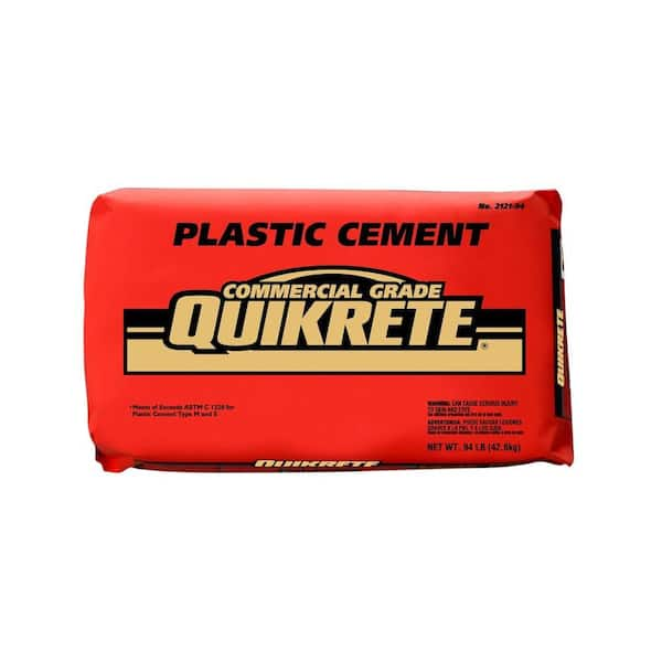 Quikrete 94 Lbs. Commercial Grade Plastic Cement 2121-94 - The Home Depot