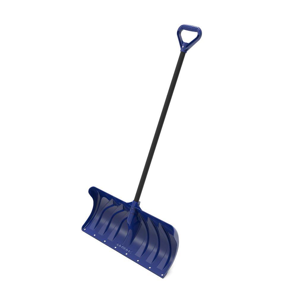 Snow Joe 56 in. HeavyDuty Plastic DGrip Handle Steel Blade Wear Strip