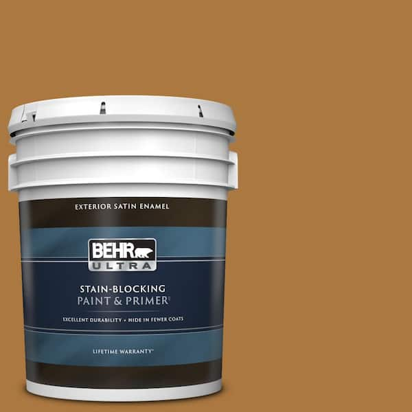 BEHR PREMIUM PLUS 1 qt. #M250-7 Blonde Wood Hi-Gloss Enamel