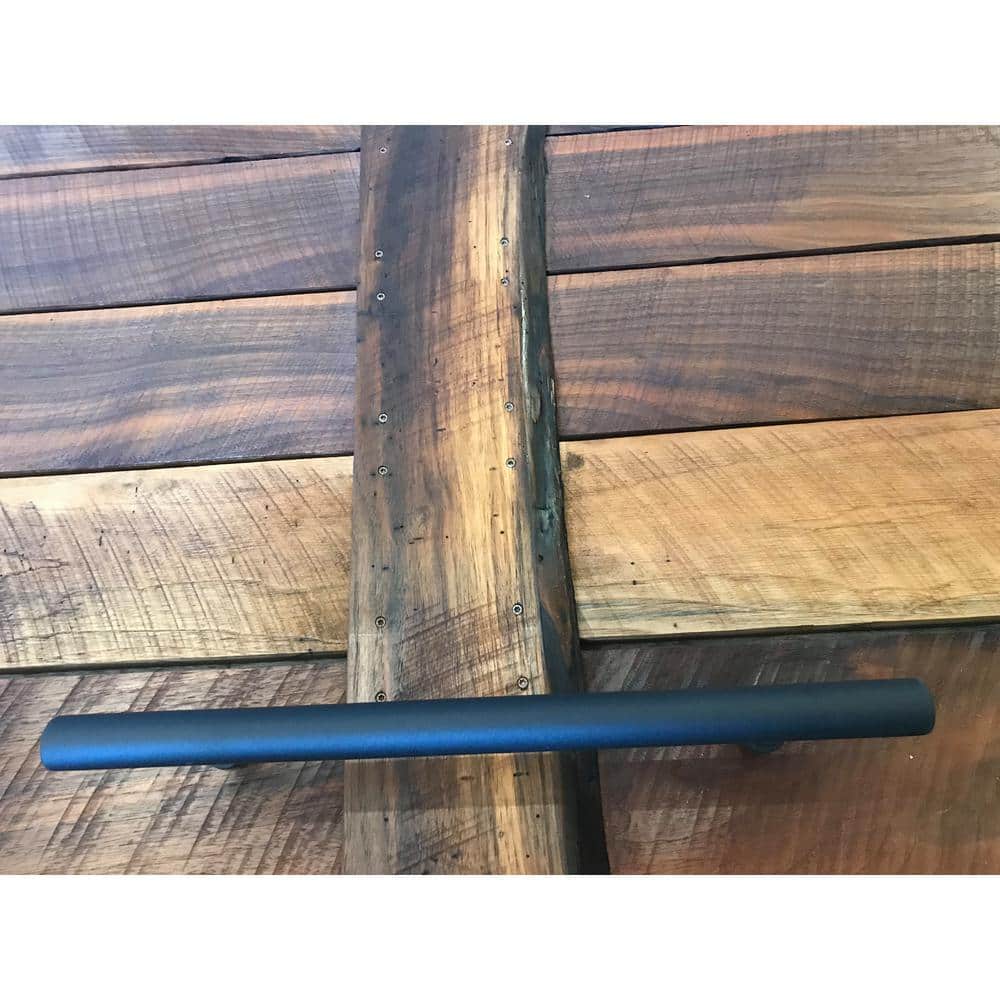 Matte Black Round Pull Handle for Barn Door