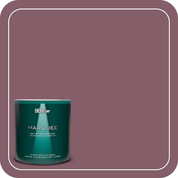 BEHR MARQUEE 1 qt. #ICC-84 Simply Elegant Semi-Gloss Enamel Interior Paint & Primer