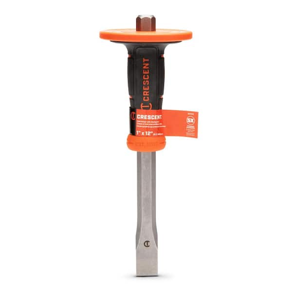 Crescent 1 in. x 12 in. Cold Chisel with Handguard CC1H12 - The