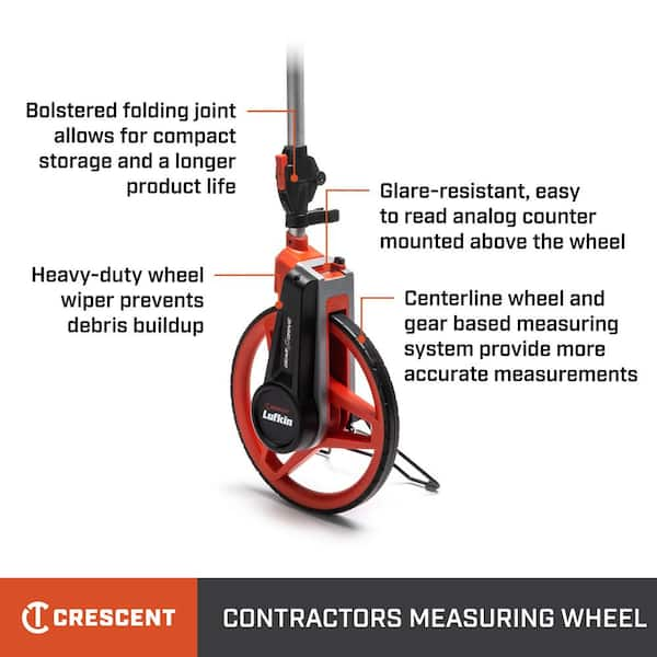 Lufkin 12 in. Professional Centerline SAE Measuring Wheel