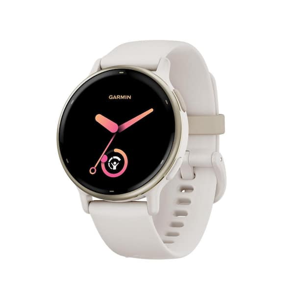 vivoactive 5 Fitness-Tracking Smartwatch with Aluminum Bezel and Silicone Band 1.7 x .43 in Ivory