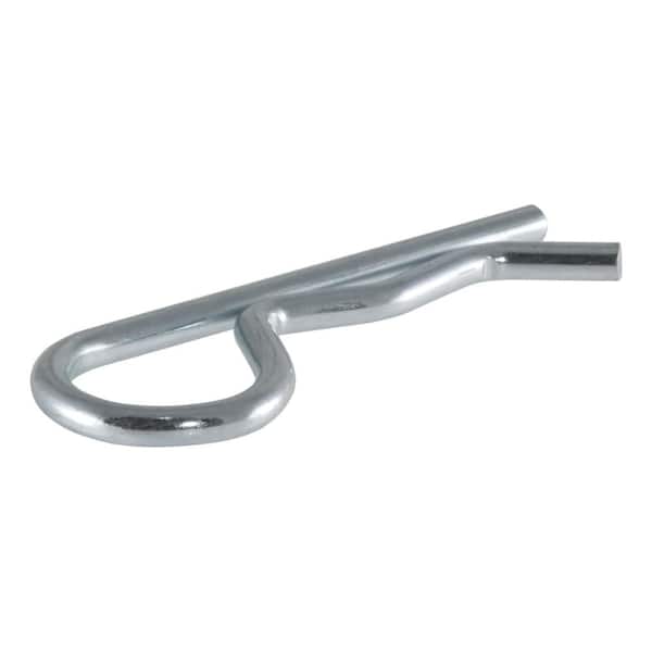 CURT 1/4 in. Safety Pin with 12 in. Chain (2-3/4 in. Pin Length, Packaged)
