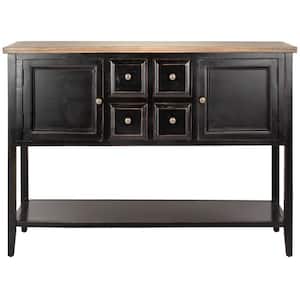 Charlotte Black/Brown Buffet with Storage