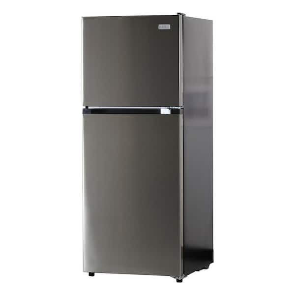 Unbranded 10.5 cu. ft. Top Freezer Refrigerator in Stainless