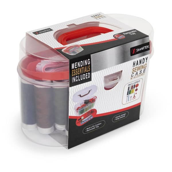 SMARTEK Handy Sewing Case, Red ST-124R - The Home Depot
