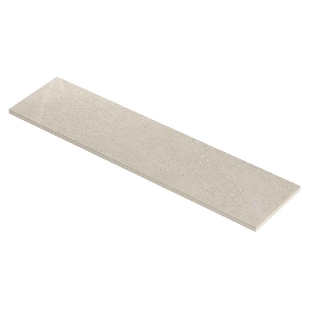 Large Format Crema Beige Matte Porcelain Outdoor Pool Coping Tile