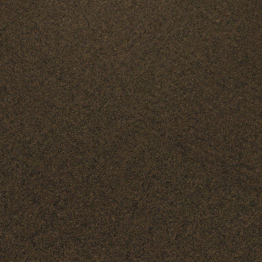 Tierra Heathered Loop Dark Gray 24" x 24" SD Nylon Carpet Tile