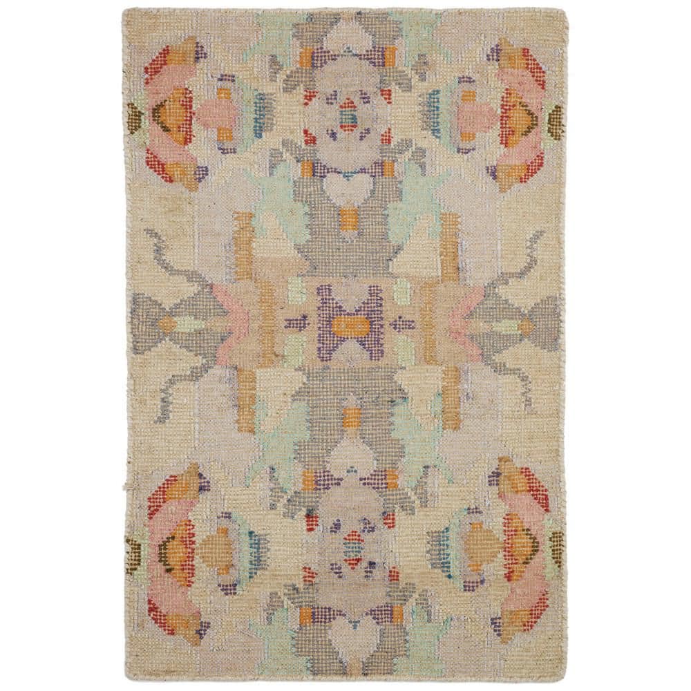 5 ft. x 8 ft. Multi Chapel Hill Hand Loom Knotted Cotton Indoor Area Rug price history on PriceWatchPro
