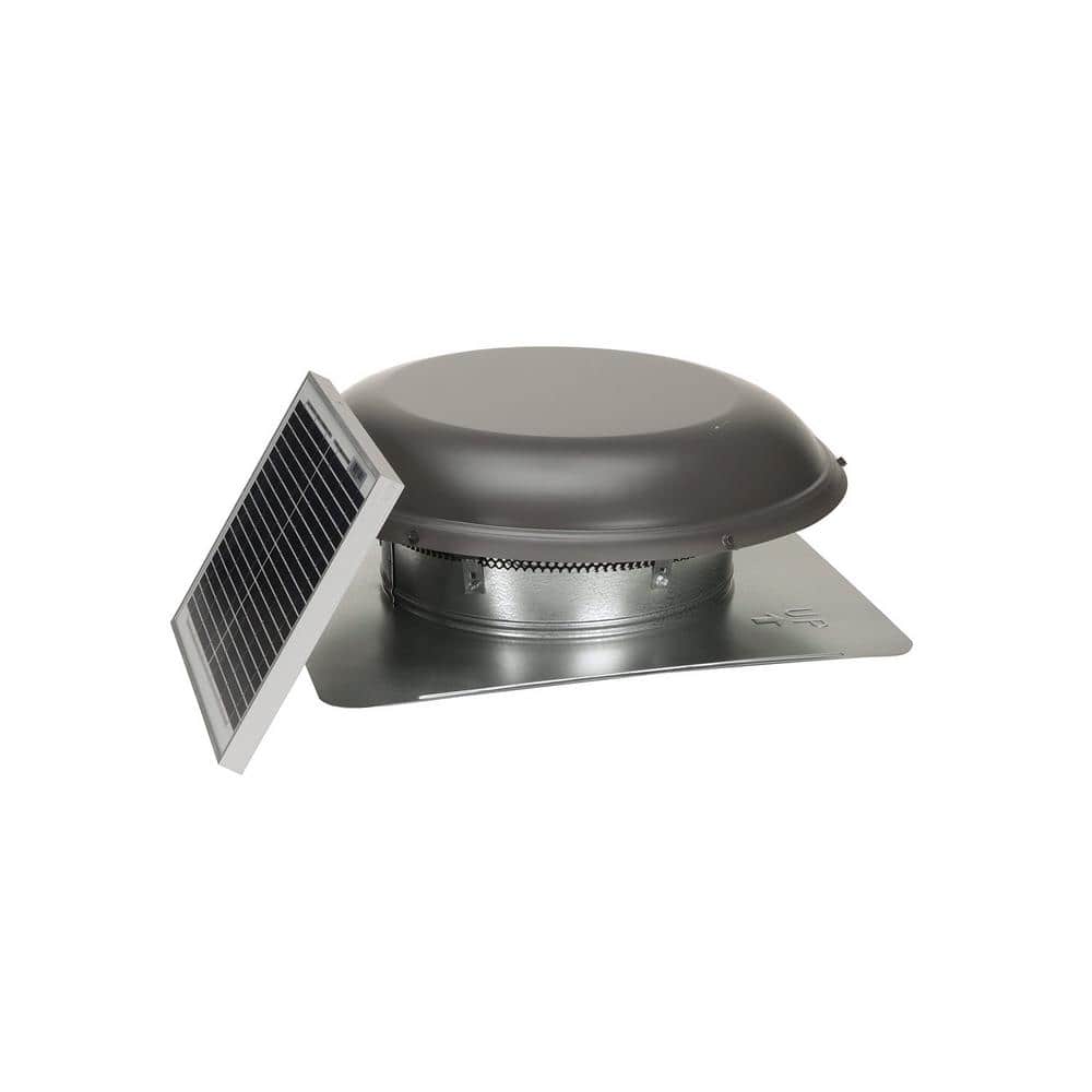 Weatherwood Solar Powered Attic Ventilator with High Efficiency Motor