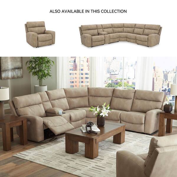 Signature DESIGN BY ASHLEY Next-Gen Durapella Beige Faux Leather