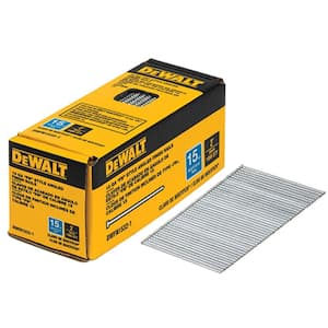 2 in. x 15-Gauge Angled Glue Collated Finish Nails (1,000 per Box)