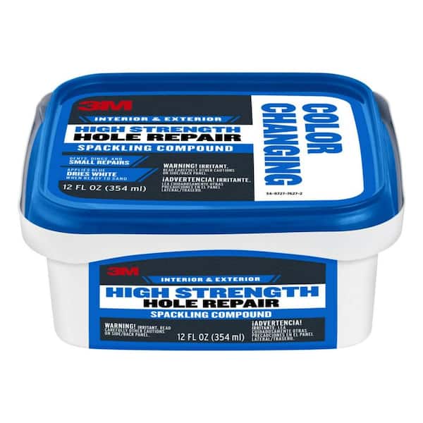 3M High Strength Small Hole Repair 8-fl oz Color-changing, Heavy Duty  Interior White Patching Compound Kit in the Patching & Spackling Compound  department at