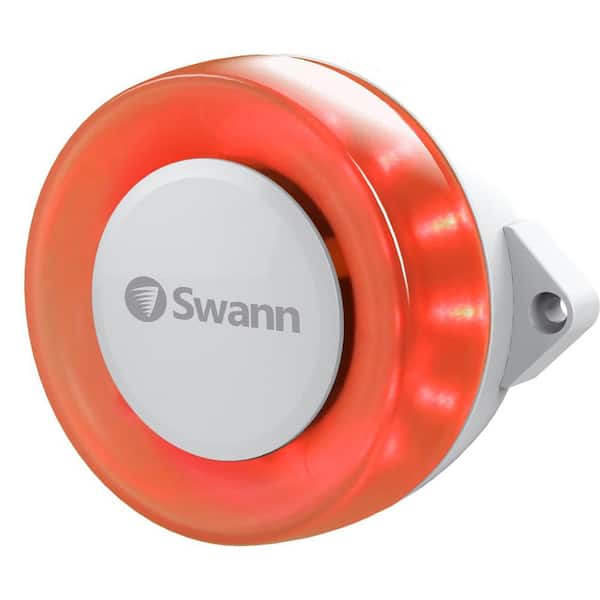 Swann Home Alert Wi-Fi Smart Wired Audio & Visual Siren Alarm Kit (1-Pack)