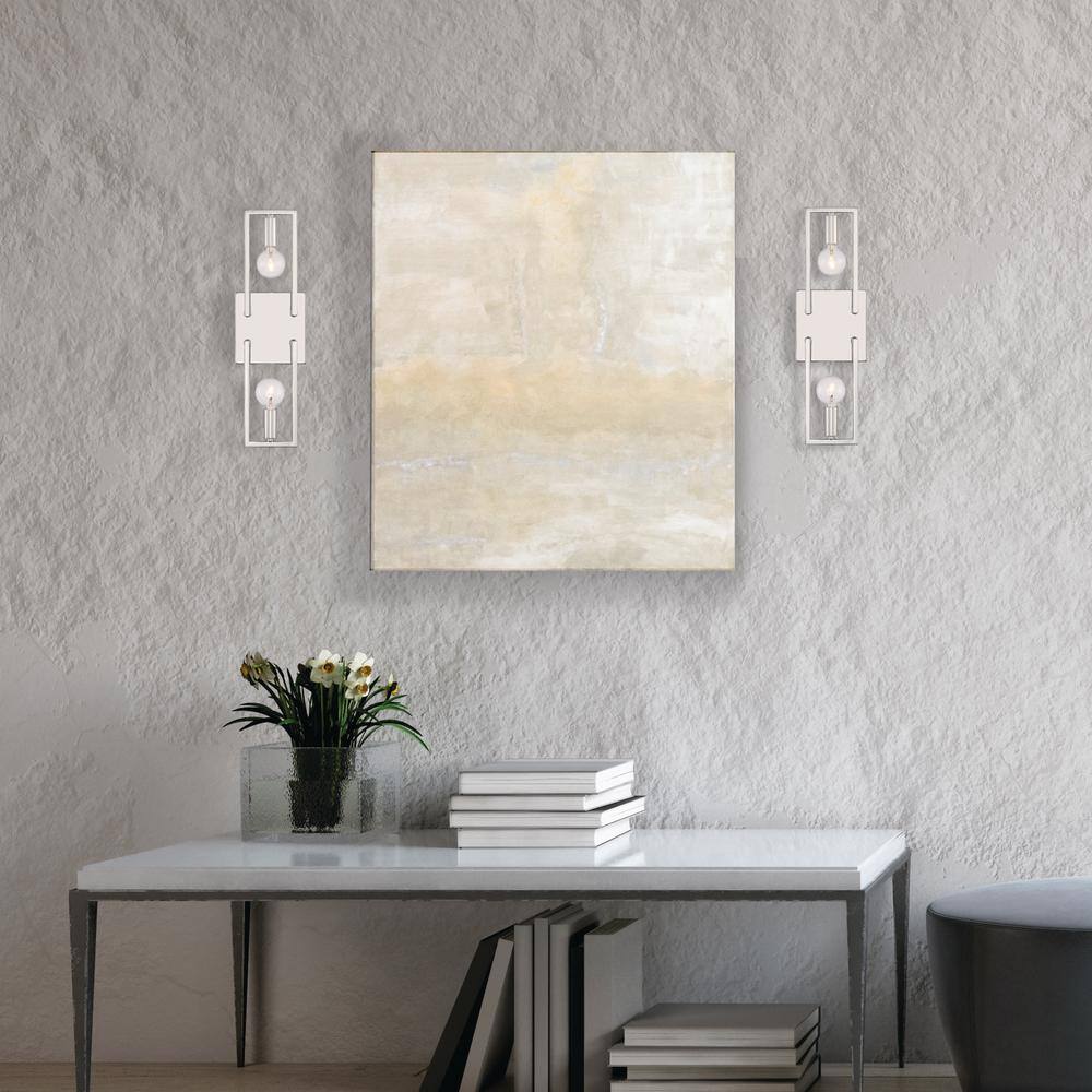 Finni Polished Nickel 16" Modern Dimmable Wall Sconce