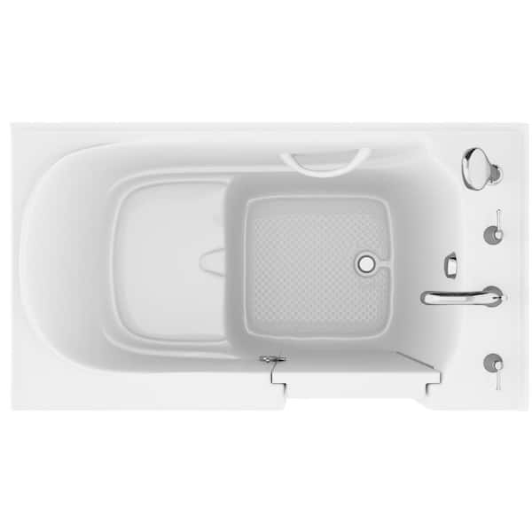 Universal Tubs HD Series 30 in. x 54 in. Right Drain Quick Fill