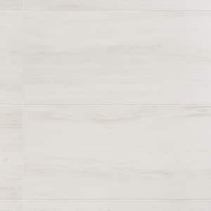 Atlanta White 11.72 in. x 23.69 in. Matte Travertine Look Porcelain Floor and Wall Tile (15.5 sq. ft./Case)