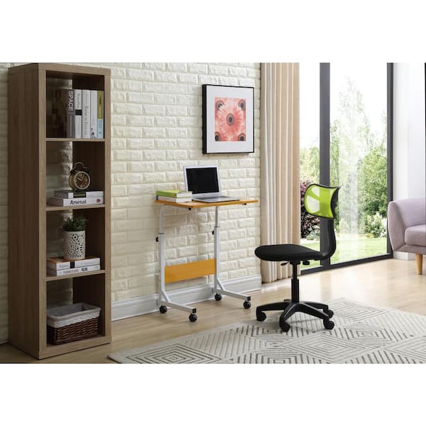 hodedah wood top laptop desk