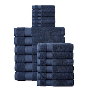 HygroCotton Midnight Blue 18-Piece Bath Towel Set