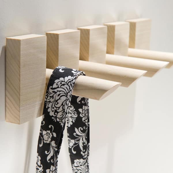 Hardwood Round Dowel - 72 in. x 1 in. - Sanded and Ready for Finishing - Versatile Wooden Rod for DIY Home Projects