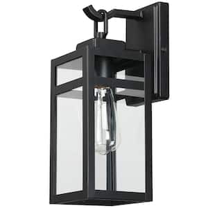 Outdoor Wall Light 1-Light Black Exterior Waterproof Wall Sconce Light Fixture
