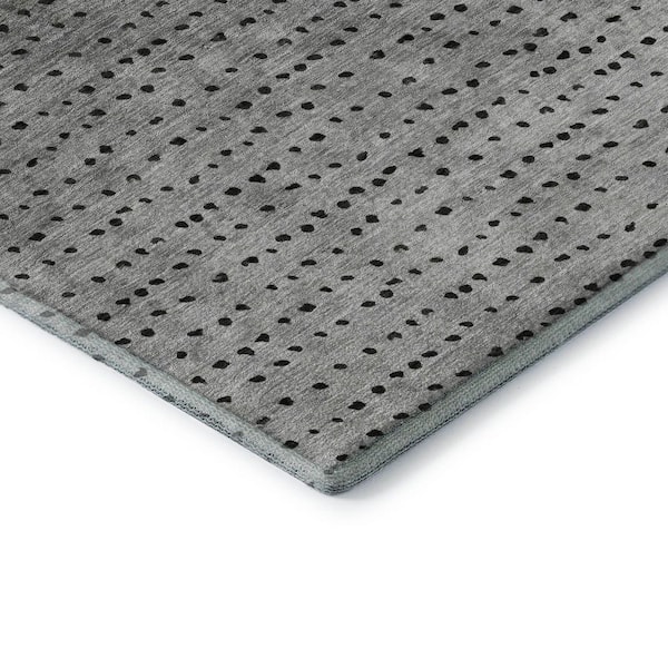 Mayfield Premium Machine Washable Abstract AMF2009 Fern 9 ft. x 12 ft. Area Rug