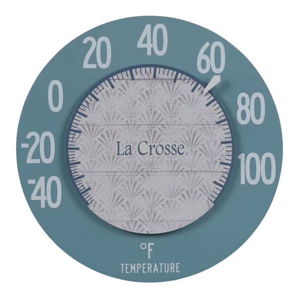 La Crosse Blue Analog Thermometer and Humidity Gauge 104-288BL-TBP - The  Home Depot