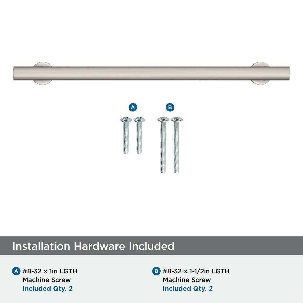 Polished Nickel 8-13/16 Inch Modern Cabinet Pull