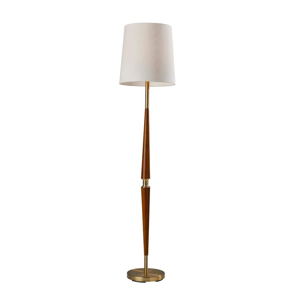 Solid walnut pole floor lamp, Hire & Rental
