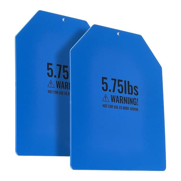Weight Vest Plates, 5.75 lb. Pairs, Premium Steel Weighted plates, Contoured Ergonomic Fit-WODs, Additional Weight