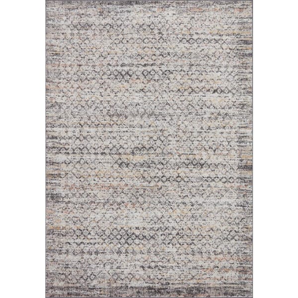 LOLOI II Monroe Grey/Multi 11 ft. 6 in. x 15 ft. Abstract Transitional Area Rug