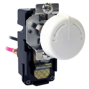 3.8 in. x 2 in. x 2.4 in. Double Pole Retrofit Built-In Thermostat Kit for Wall Heaters in White