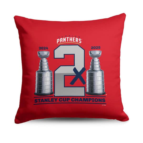 Florida Panthers NHL Stake Multicolor 18 in. x 18 in. Throw Pillow