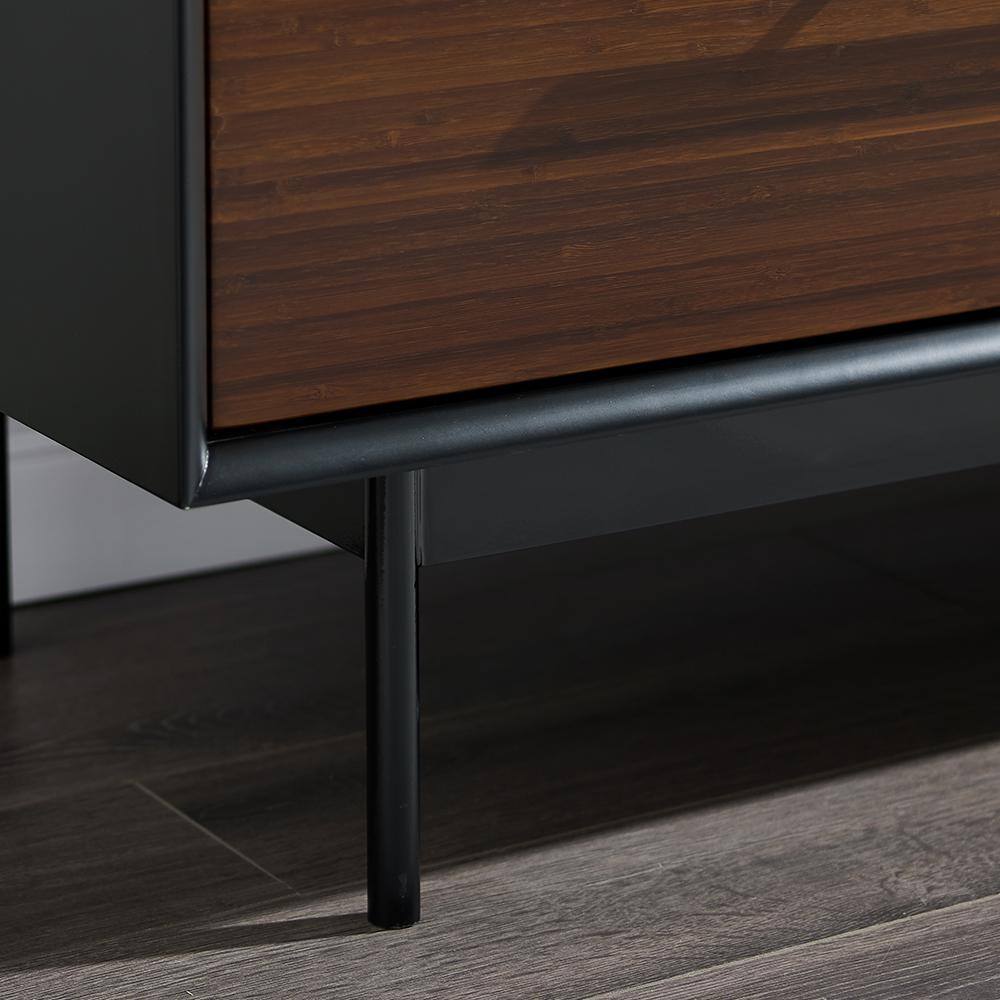Park Avenue Black Double Dresser with Soft Close Dovetail Drawers