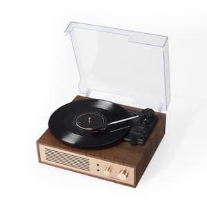 Miles Record Player in Walnut