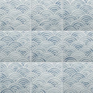 Berta Escalas 7-7/8 in. x 7-7/8 in. Ceramic Wall Take Home Tile Sample