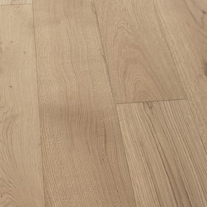 Take Home Sample - Victoria French Oak Water Resistant Wirebrushed Engineered Hardwood Flooring - 7.5 in. x 7 in.