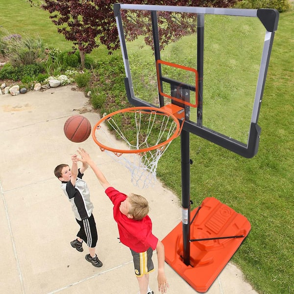 Winado 7 ft. to 10 ft. H Adjustable Basketball Hoop for Indoor/Outdoor Kids  Youth Playing 604339504446 - The Home Depot