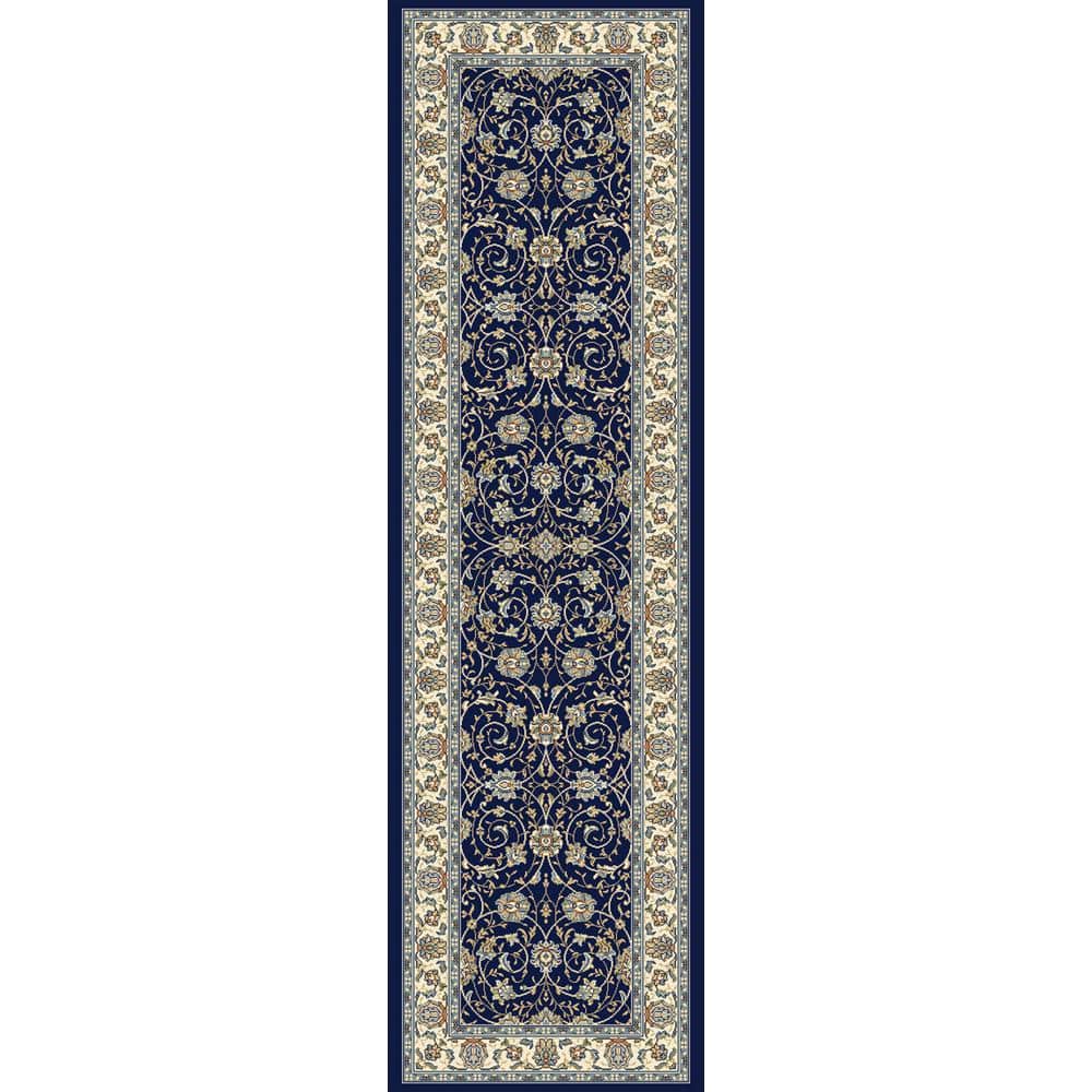 Ancient Garden Navy 2 ft. x 8 ft. Indoor Runner Rug price history on PriceWatchPro