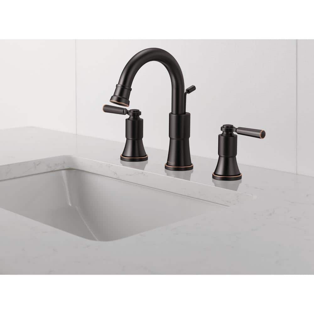 Westchester Traditional Oil-Rubbed Bronze 2-Handle Mid-Arc Bathroom Faucet