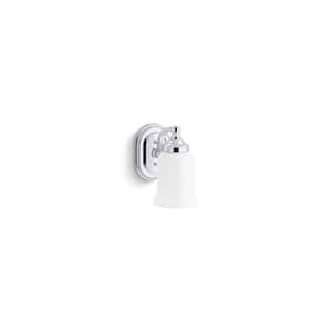 Bancroft 1 Light Polished Chrome Indoor Bathroom Wall Sconce, Position Facing Up or Down, UL Listed