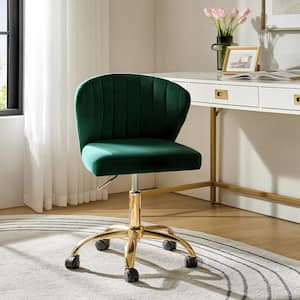 JAYDEN CREATION Ilia Modern Velvet up to 35 in. Swivel Adjustable
