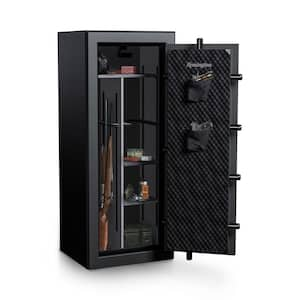 Gun Club 20 Plus 2-Gun Fireproof and Waterproof Gun Safe with Electronic Lock, Black Gloss Hammertone