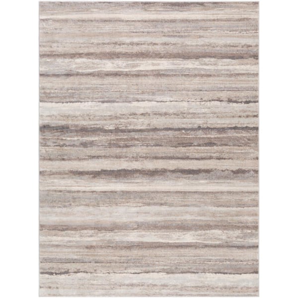 Livabliss Furaha Taupe/Gray 9 ft. x 12 ft. 3 in. Area Rug