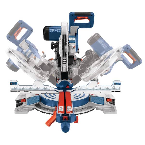 Bosch GCM12SD 15 Amp 12 in. Corded Dual-Bevel Sliding Glide Miter Saw with 60 Tooth Saw Blade - 3
